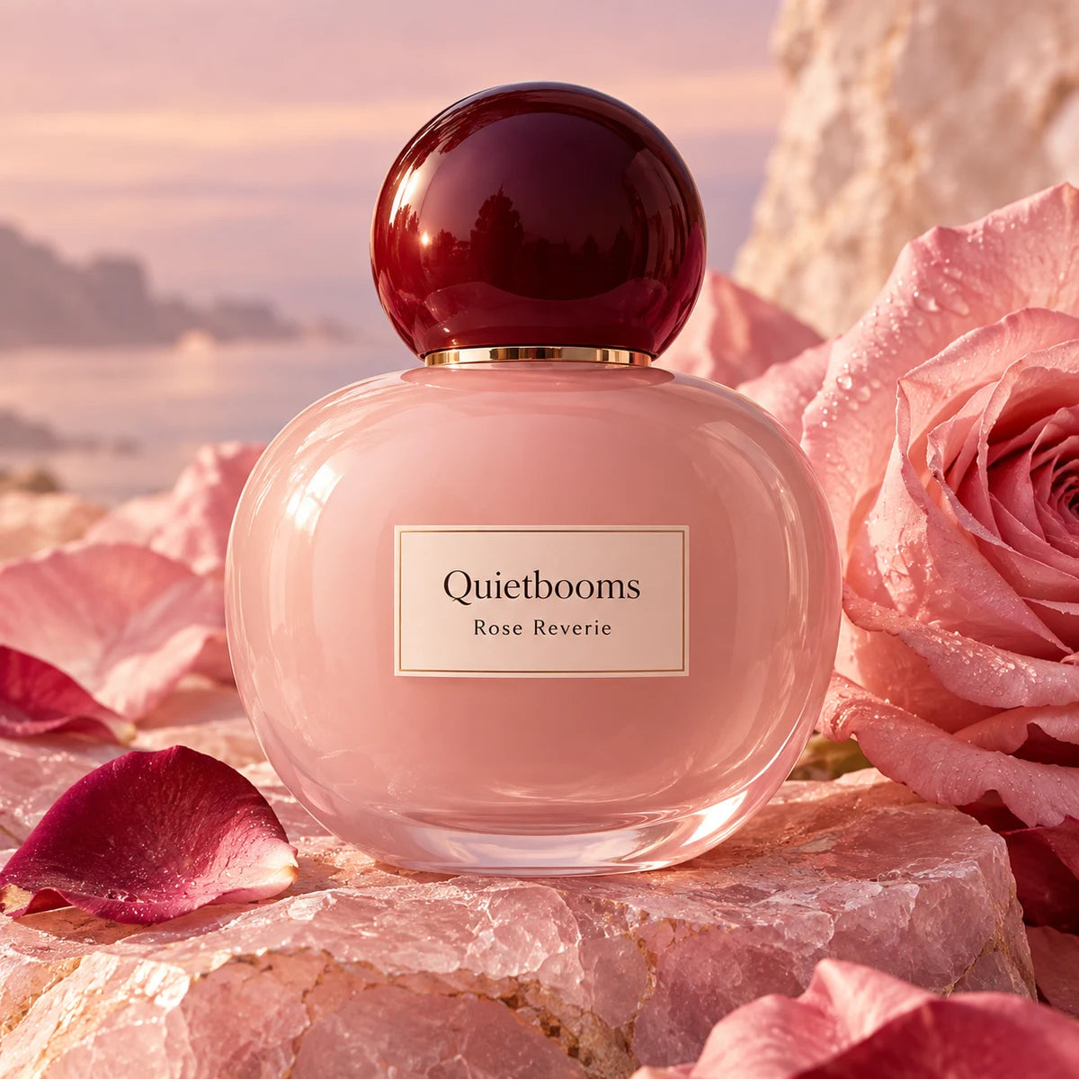 Rose Reverie bottle original design visualization