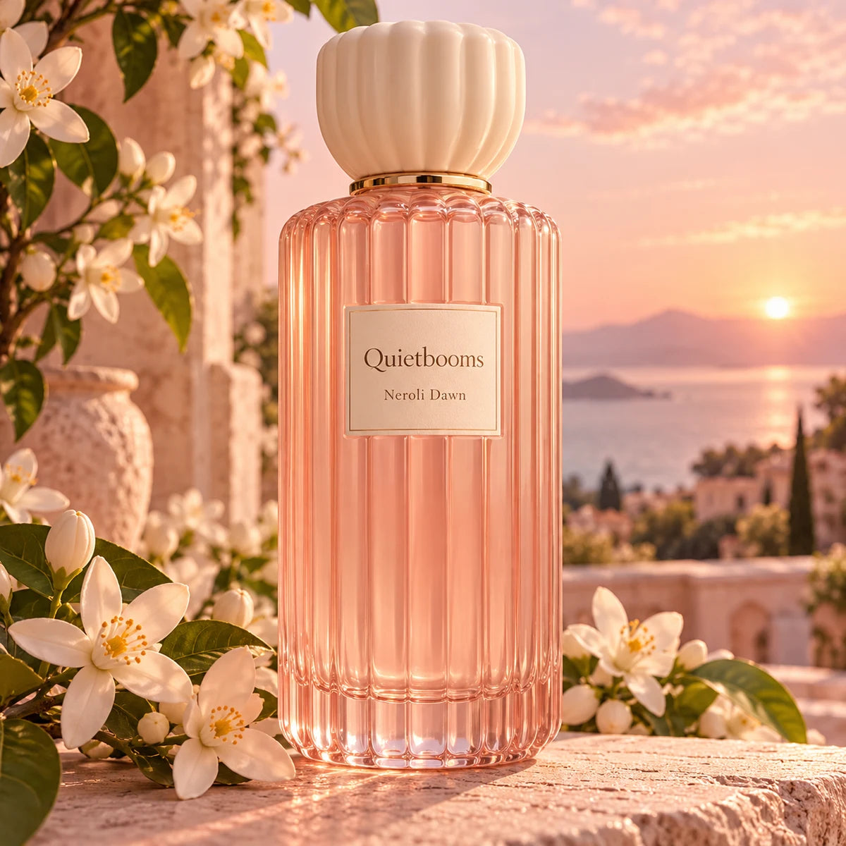 Neroli Dawn bottle original design visualization