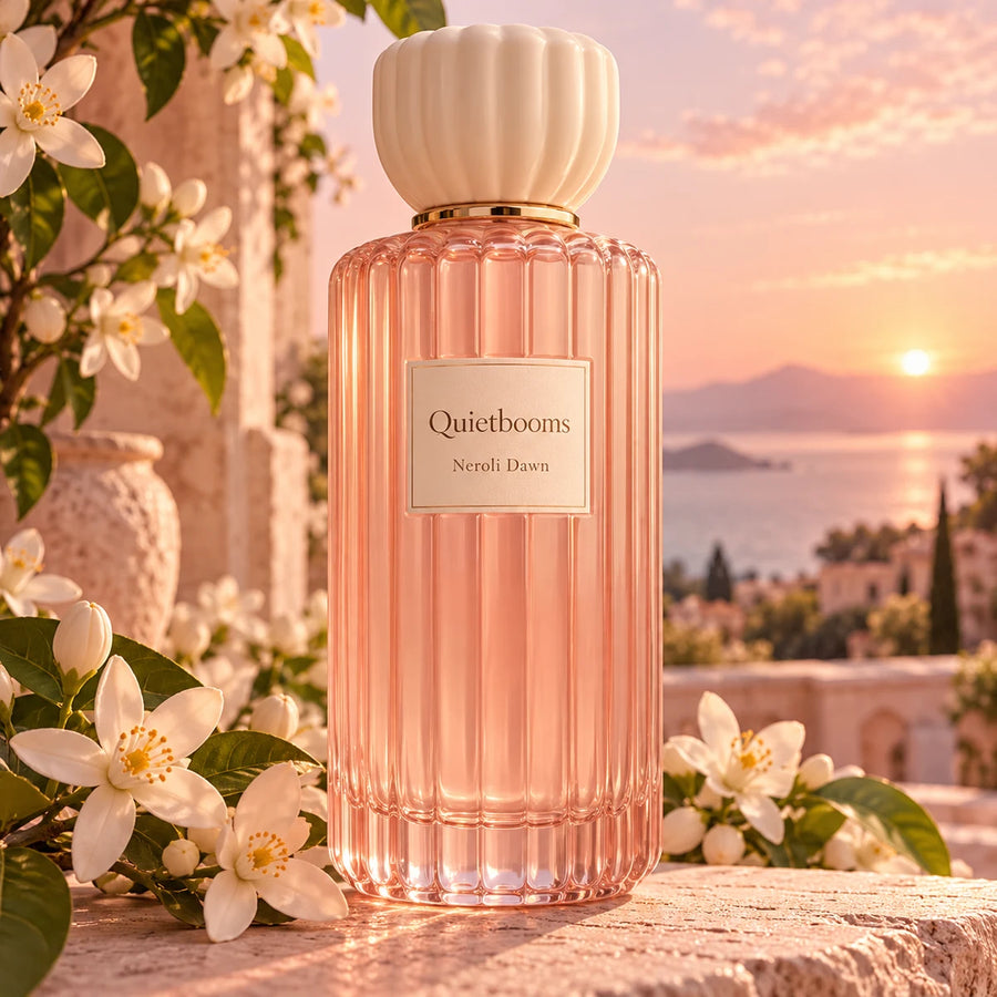 Neroli Dawn bottle original design visualization